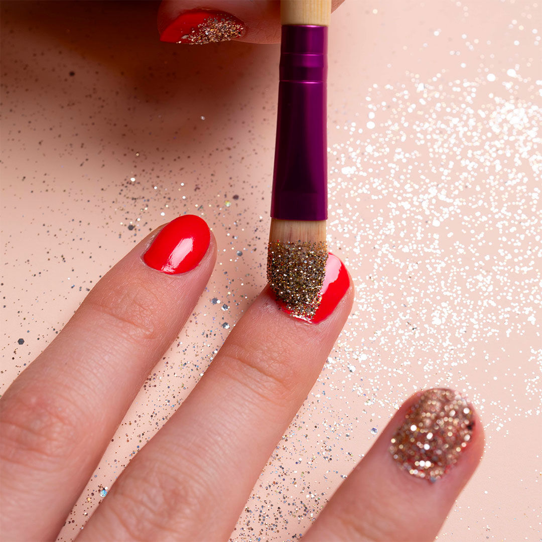 Glitzer-Maniküre, Schritt 2